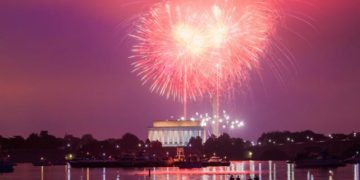 July 4 fireworks in DC