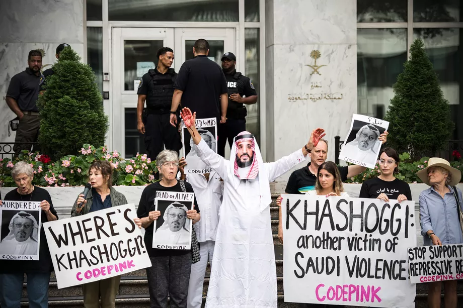 DC Saudi Embassy Protest