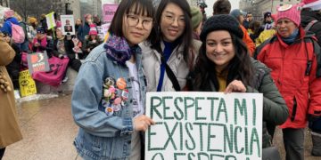 Women gather for WomensWave march