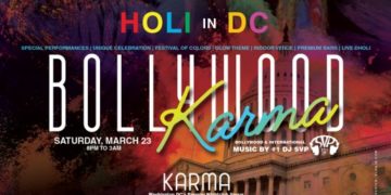 'Bollywood Karma” Holi Festival poster