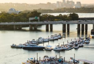 The Wharf Market docks.