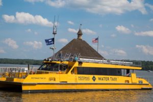 A boat on Potomac river.