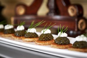 Caviar canape
