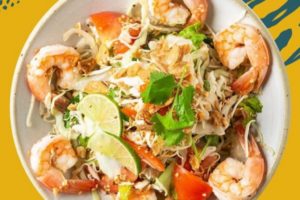 Burmese shrimp bowl