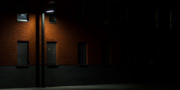 A dark alley
