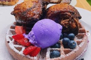 Purple yam ice cream