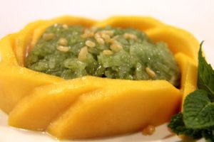 A mango dish.