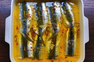 A fish dish served at Chez Billy Sud