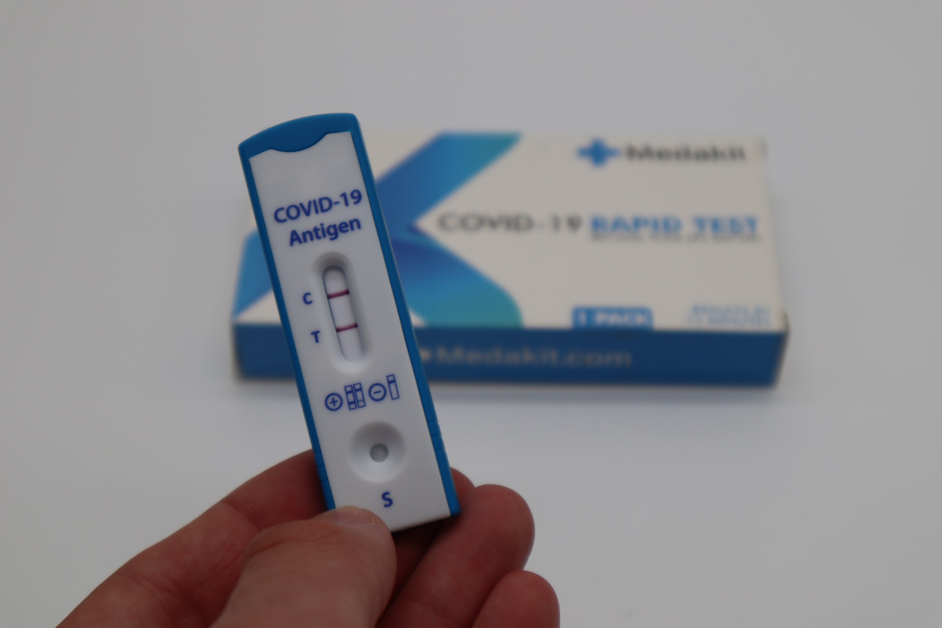 Photo of a COVID-19 rapid test.